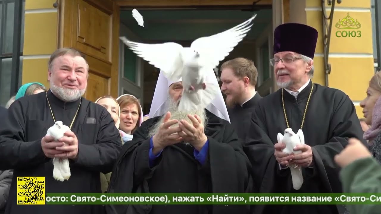 Божественная литургия в Благовещенском храме на Приморском проспекте Санкт-Петербурга